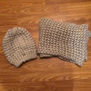 Cozy Knit Beanie and Circle Scarf